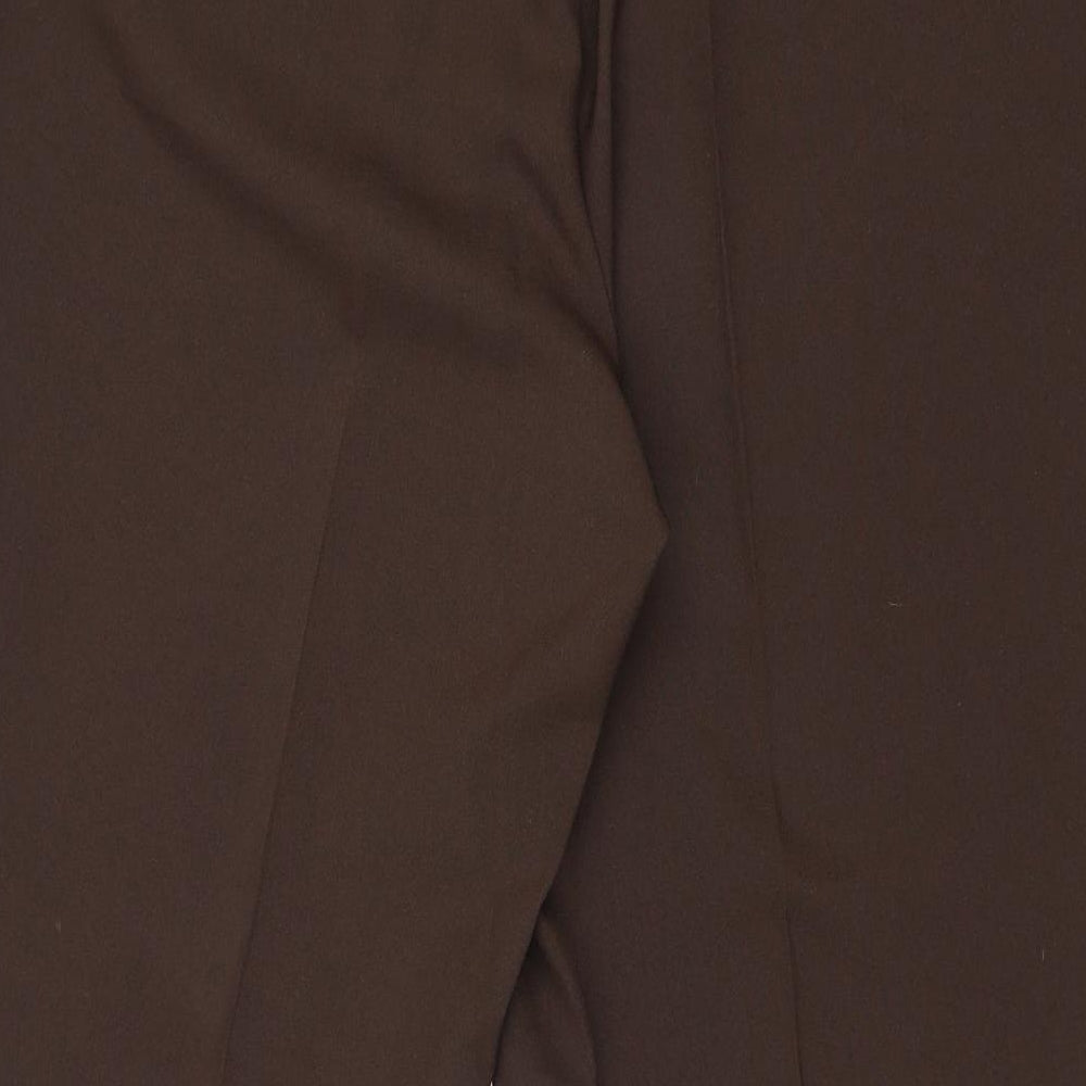 Bonmarché Womens Brown Polyester Trousers Size 22 Regular