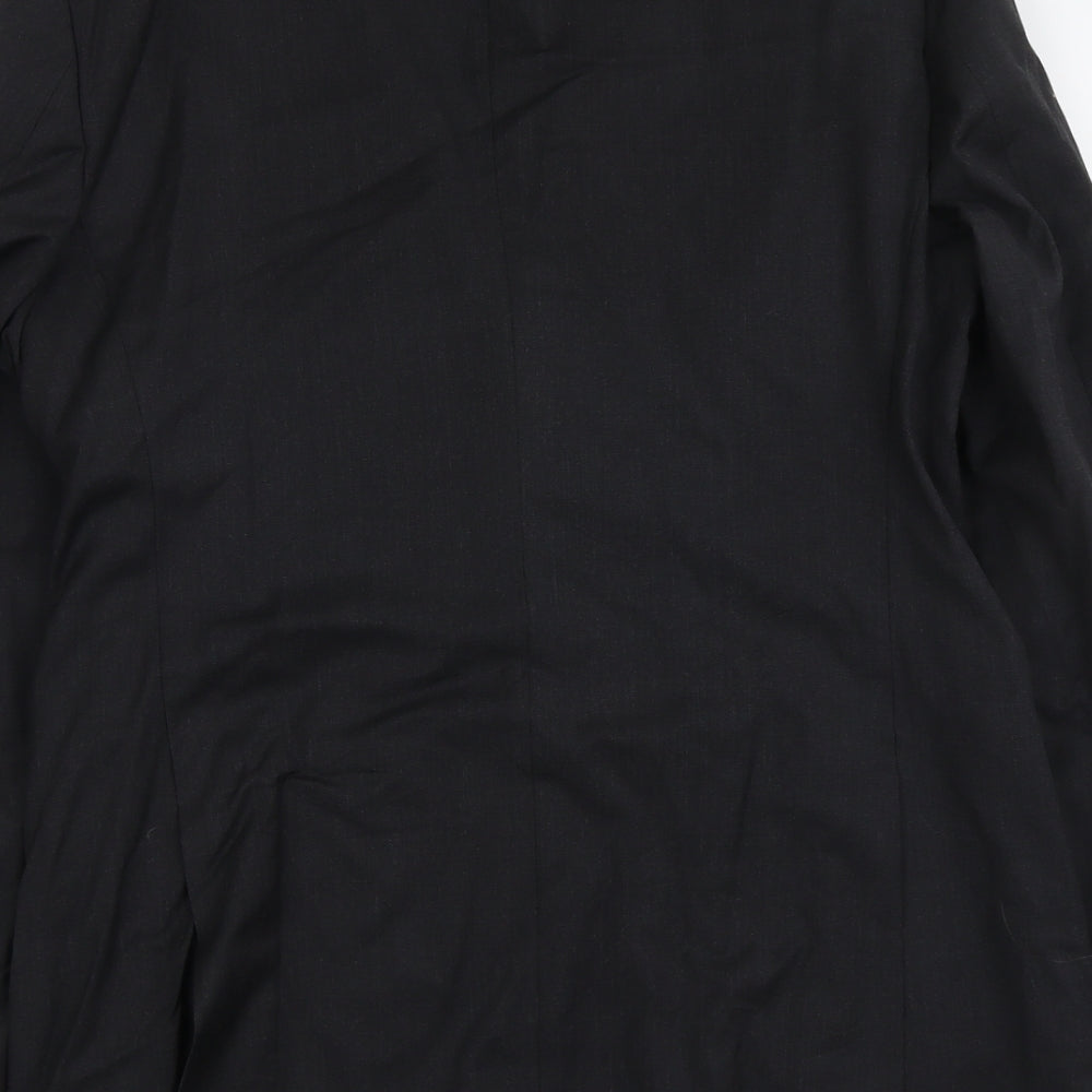 Simon Carter Mens Grey Wool Jacket Suit Jacket Size L Regular