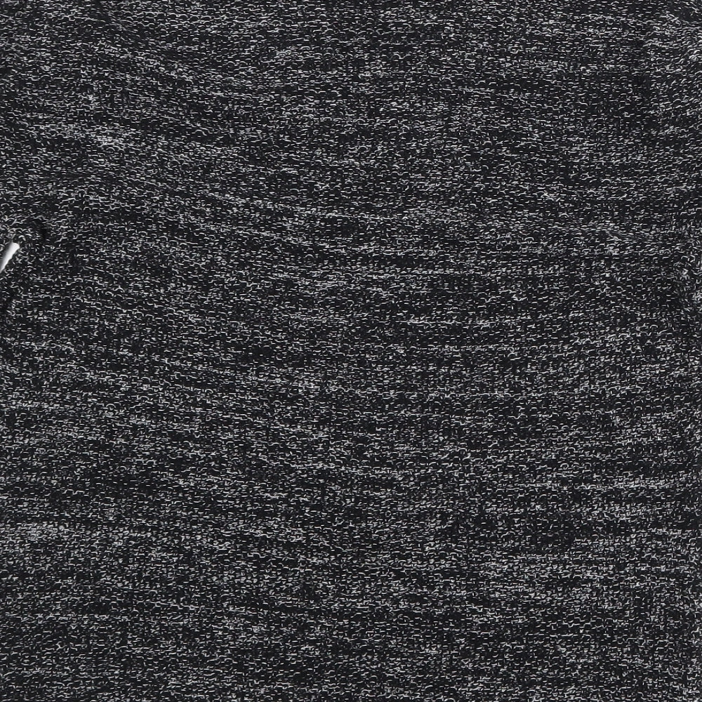H&M Womens Black V-Neck Cotton Pullover Jumper Size XS