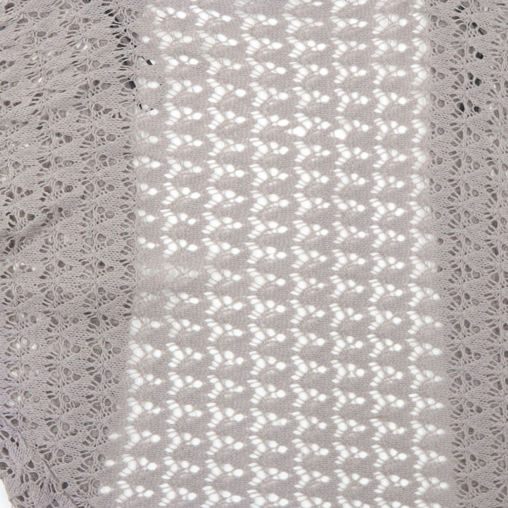 Wallis Womens Grey V-Neck Acrylic Cardigan Jumper Size S