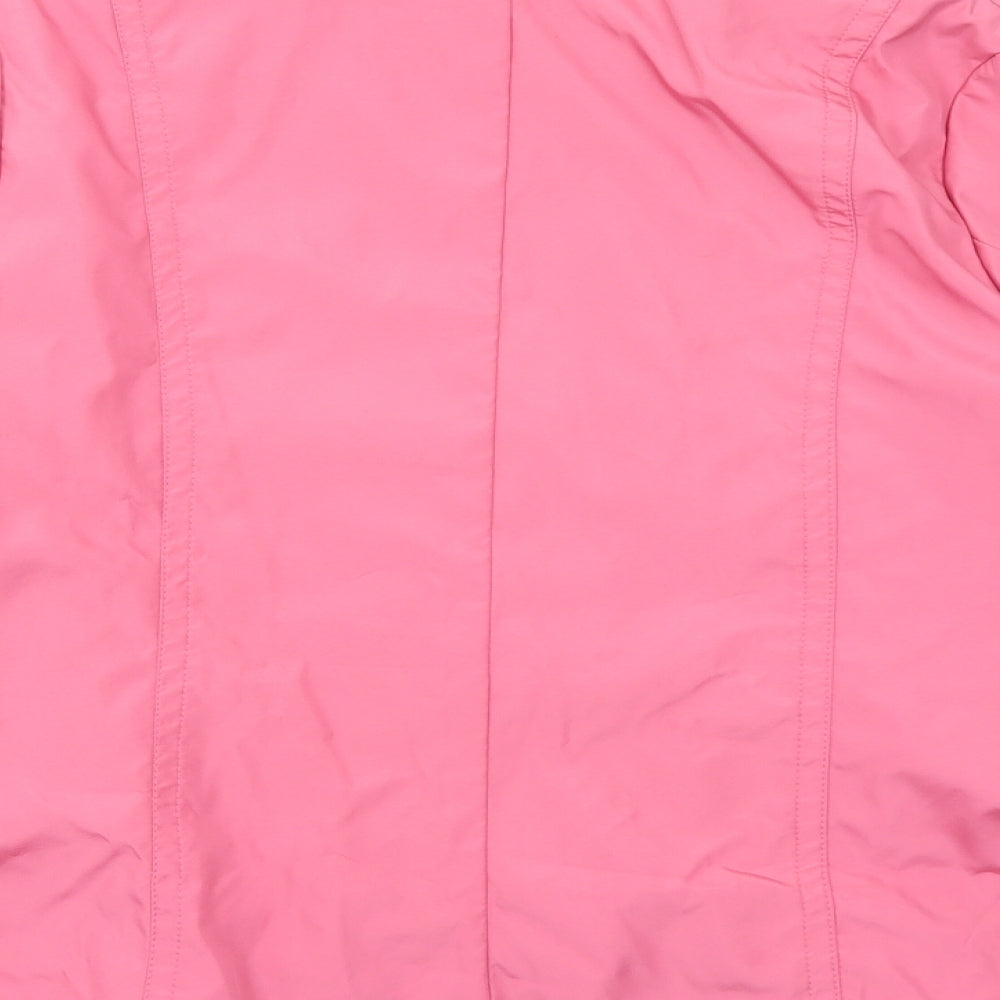Bonmarché Womens Pink Jacket Size M Zip