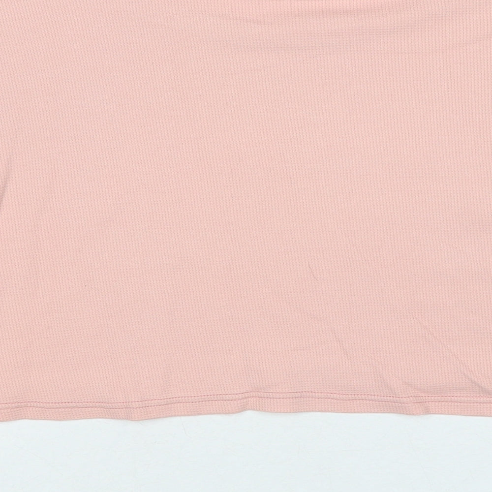 Minxi Womens Pink Cotton Pullover Sweatshirt Size 16 Pullover