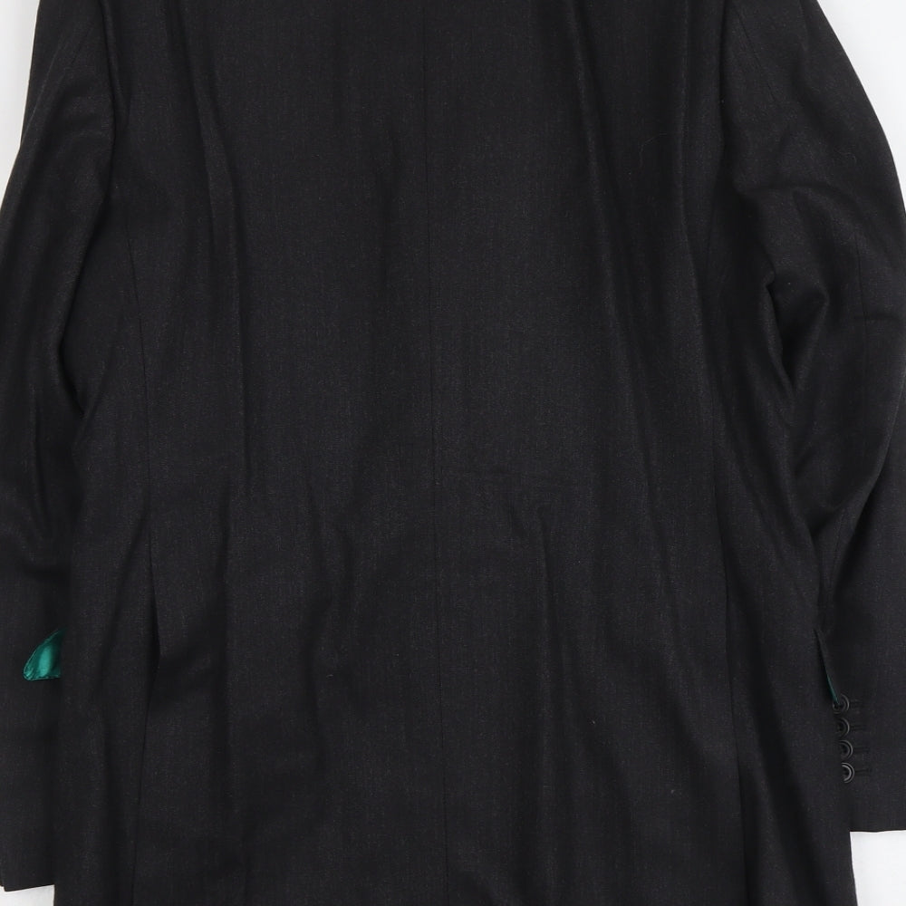 Roderick Charles Mens Grey Polyester Jacket Suit Jacket Size 40 Regular