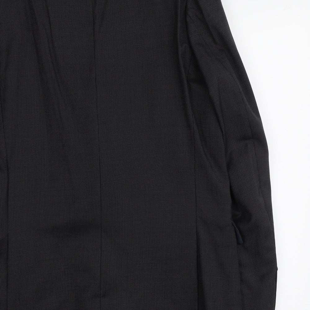 Roderick Charles Mens Grey Wool Jacket Suit Jacket Size 44 Regular