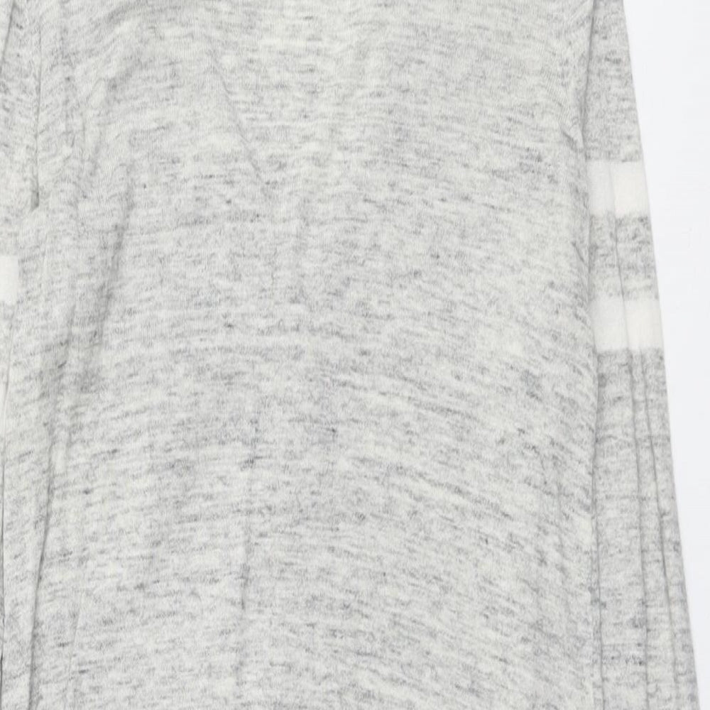 Gap Womens Grey V-Neck Cotton Cardigan Jumper Size XS