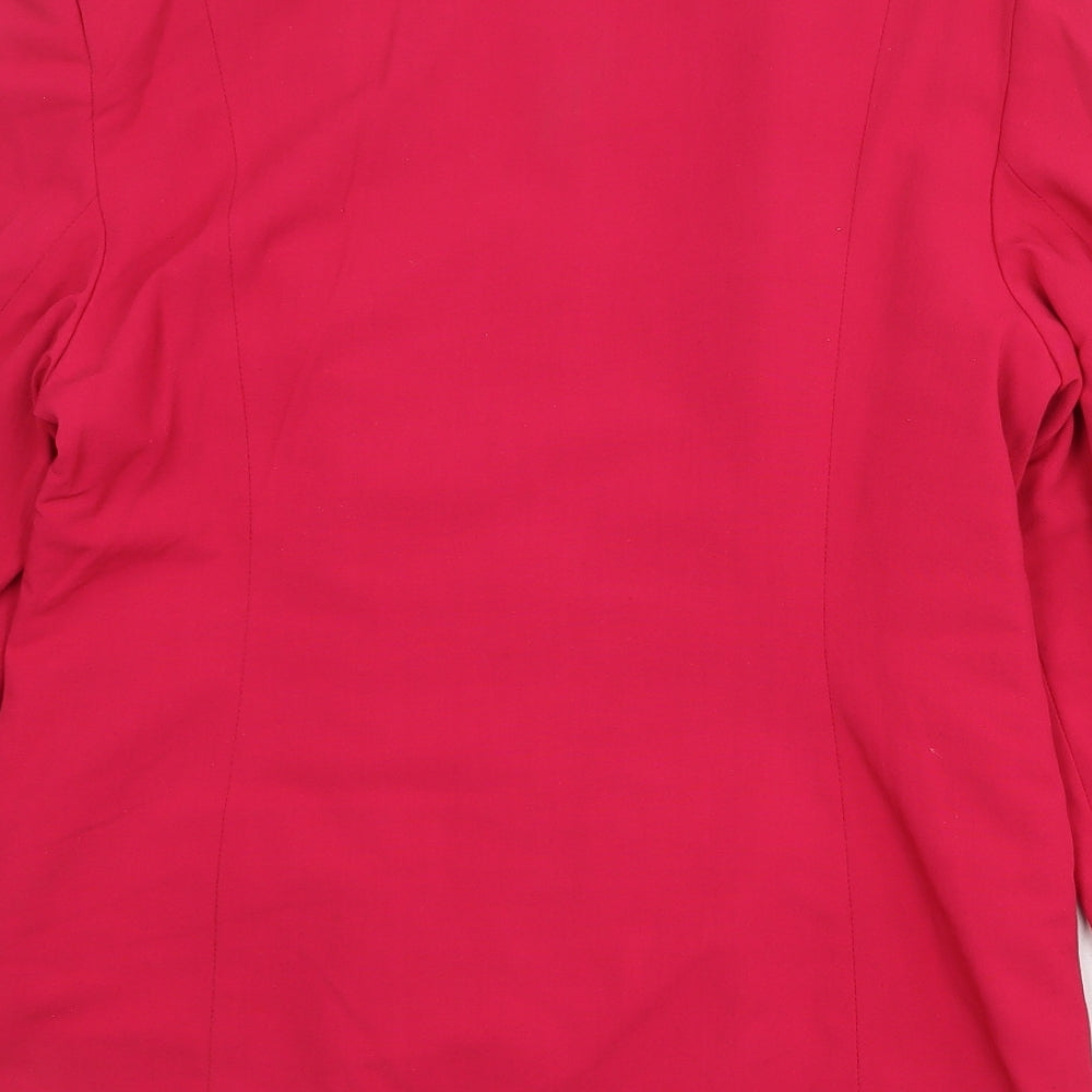 Brando Womens Pink Jacket Size 10 Zip