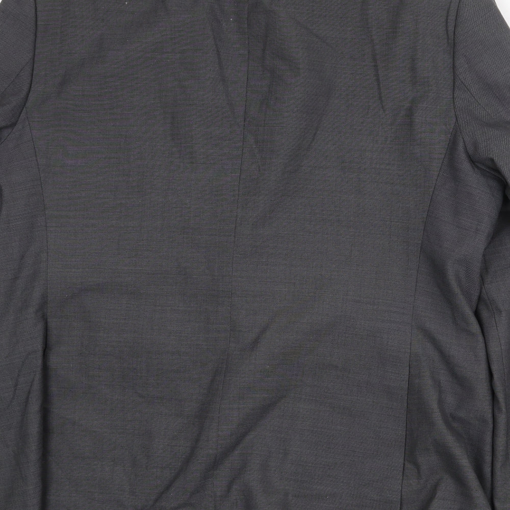 Marks & Spencer Mens Grey Wool Jacket Suit Jacket Size 44 Regular