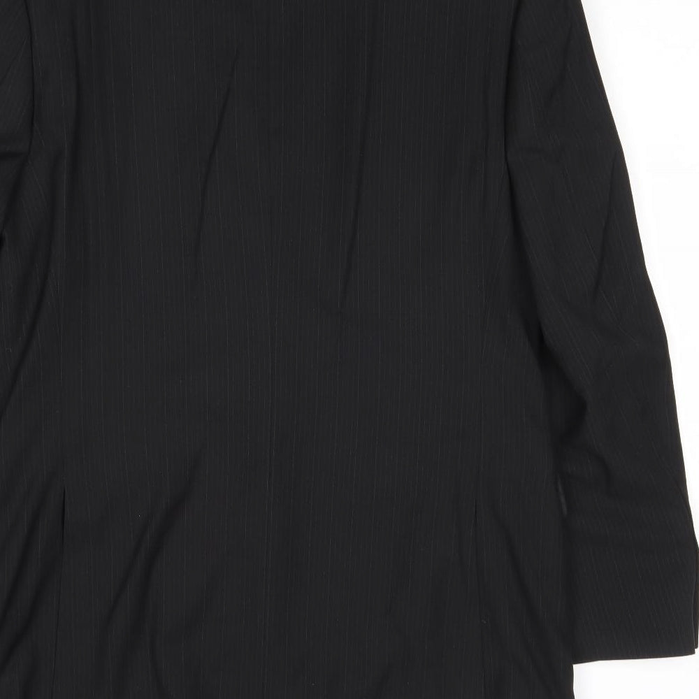 Burton Mens Black Polyester Jacket Suit Jacket Size 40 Regular
