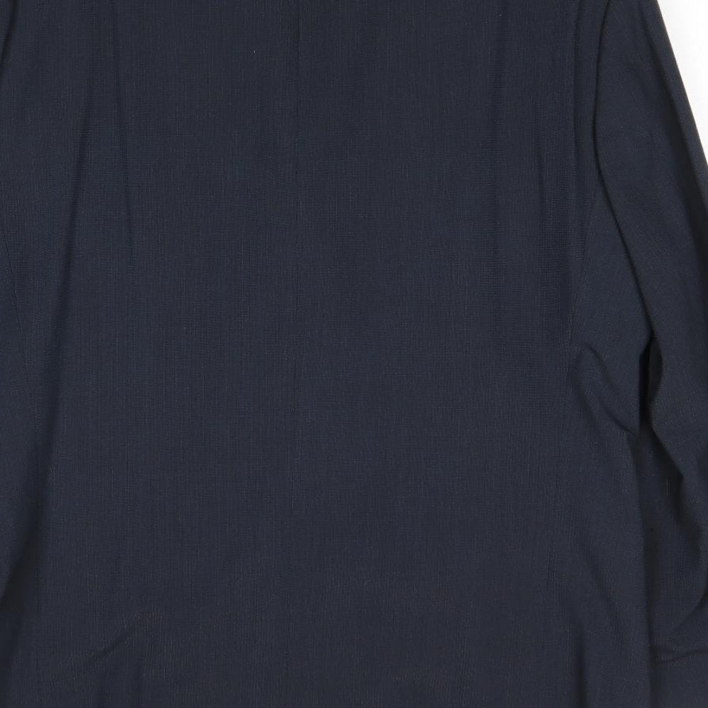 River Island Mens Blue Polyester Jacket Suit Jacket Size 40 Regular