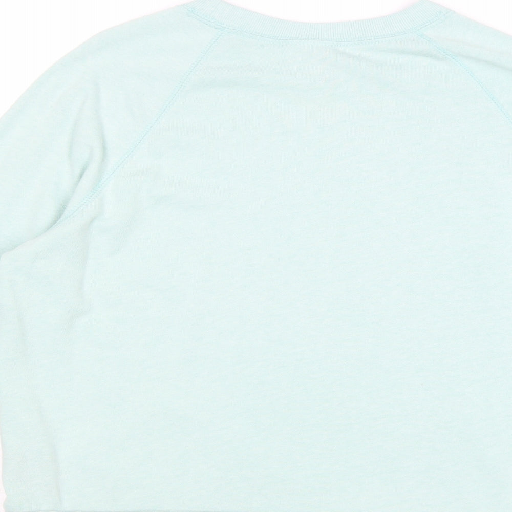 Divided by H&M Womens Blue Polyester Pullover Sweatshirt Size L Pullover