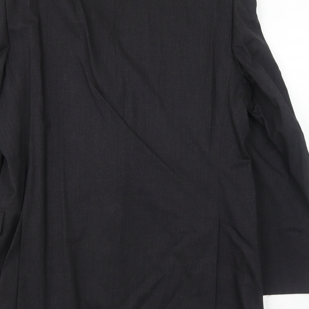 Marks & Spencer Mens Grey Wool Jacket Suit Jacket Size 42 Regular