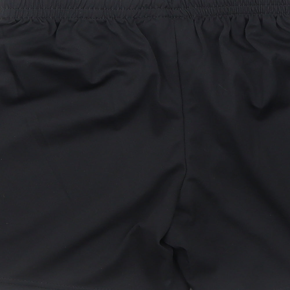 Prostar Boys Black Polyester Sweat Shorts Size 10-11 Years Regular Drawstring