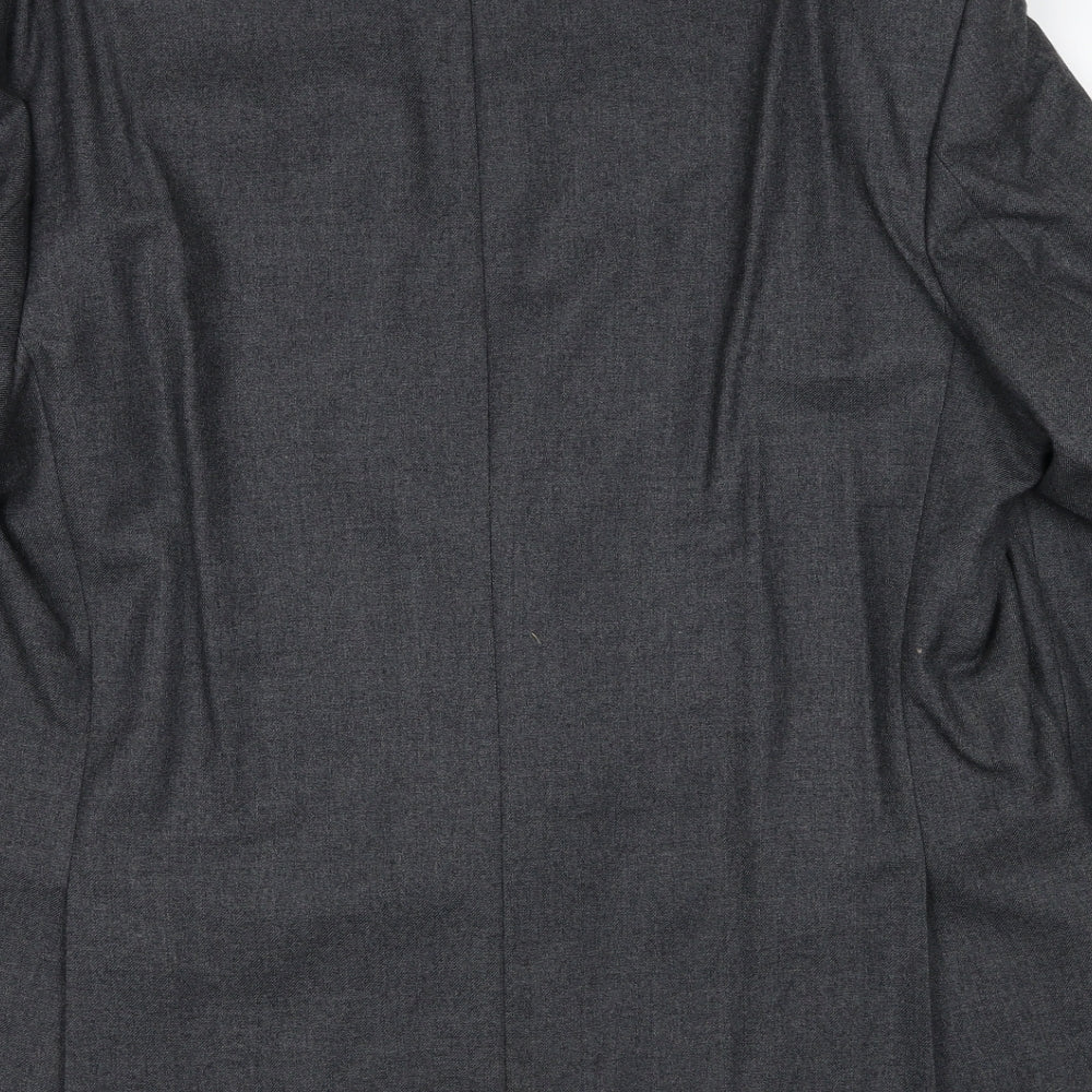 Butlers Mens Grey Wool Jacket Suit Jacket Size 42 Regular