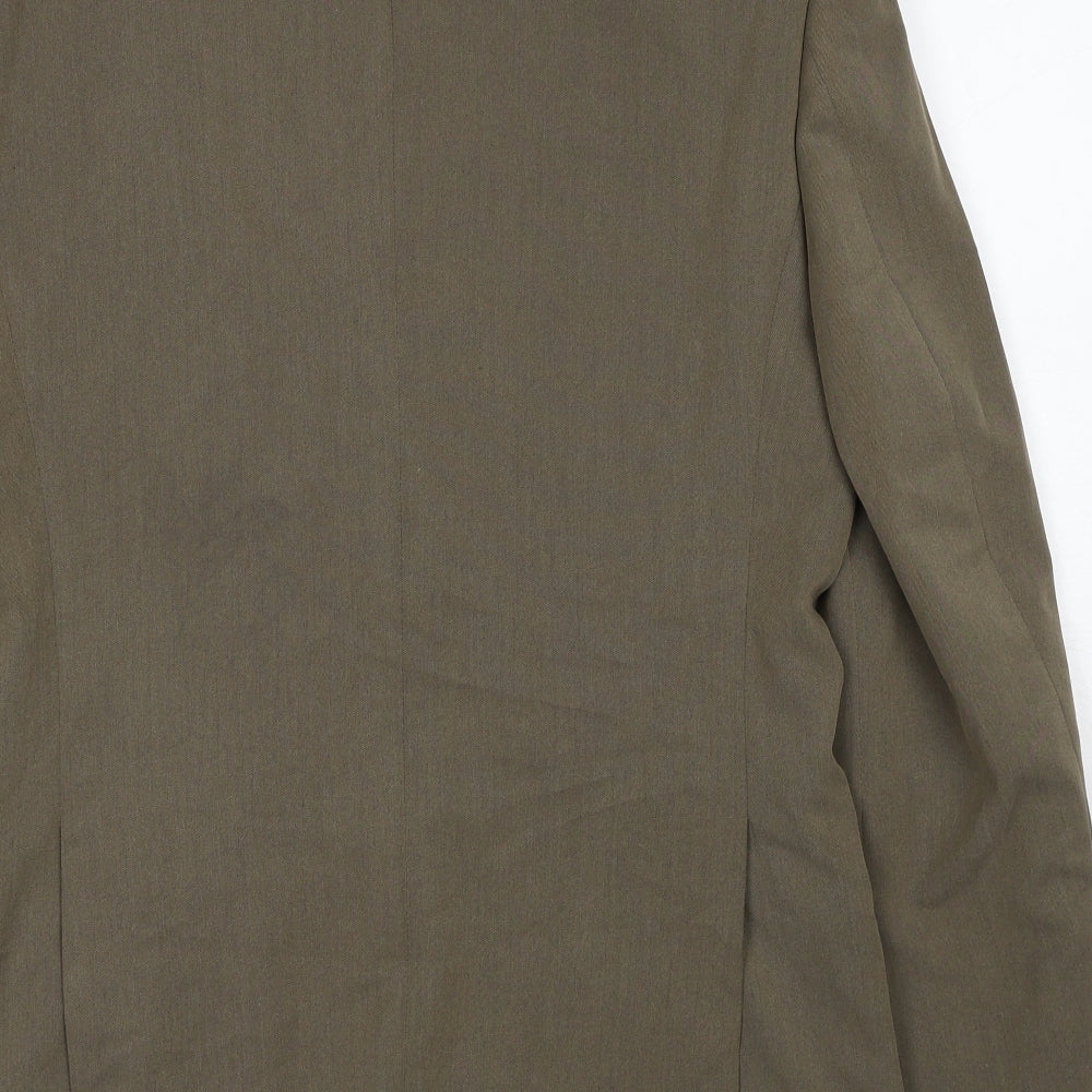 NEXT Mens Beige Polyester Jacket Suit Jacket Size 38 Regular