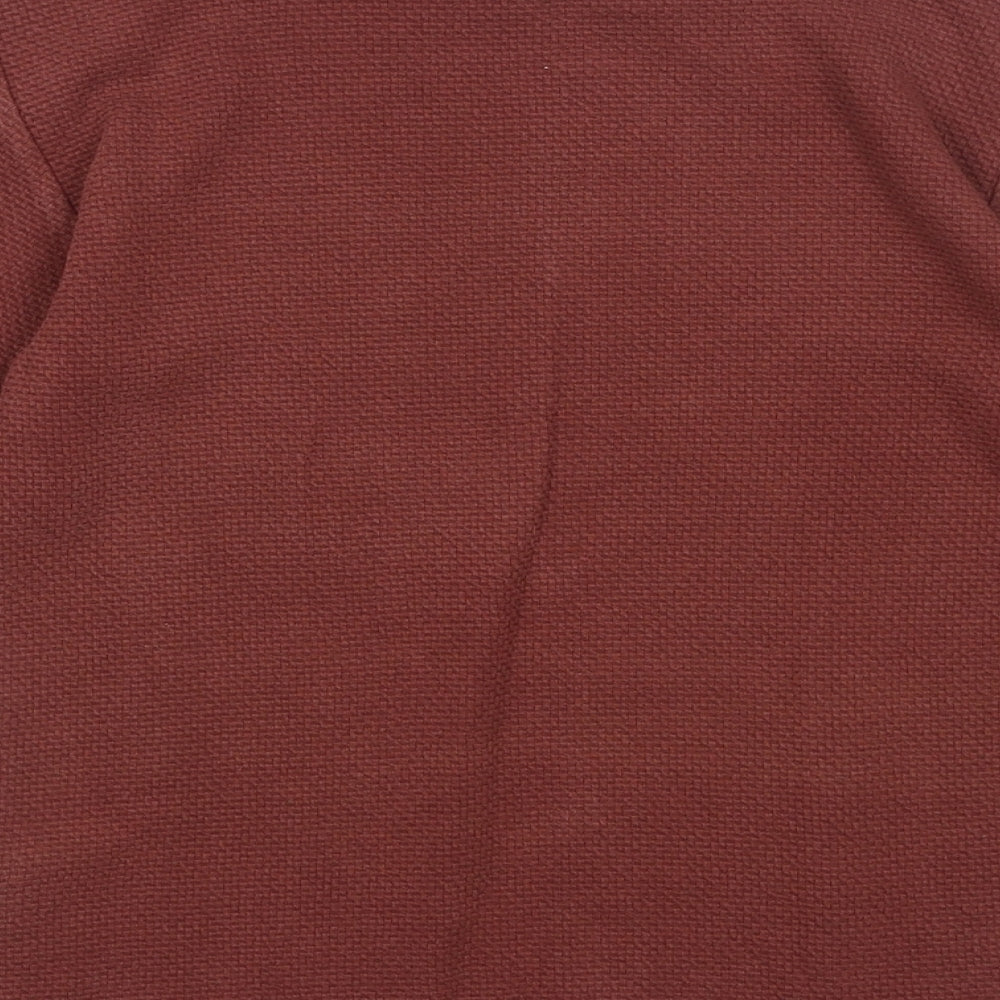 Next Boys Brown Cotton Pullover Sweatshirt Size 7 Years Pullover