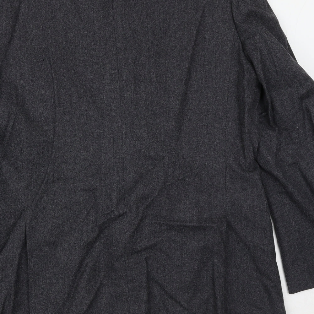 St Michael Mens Grey Wool Jacket Suit Size 44 Regular