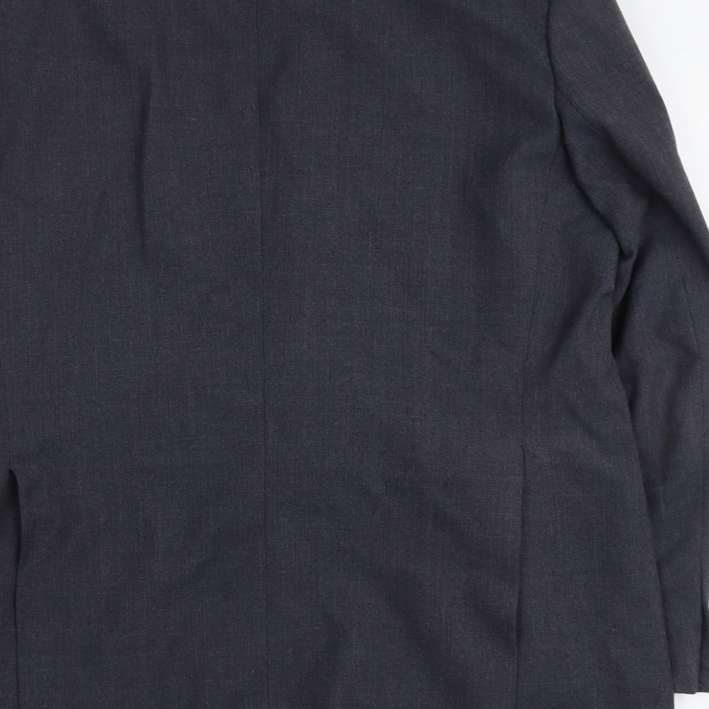 C&A Mens Grey Wool Jacket Suit Size L Regular