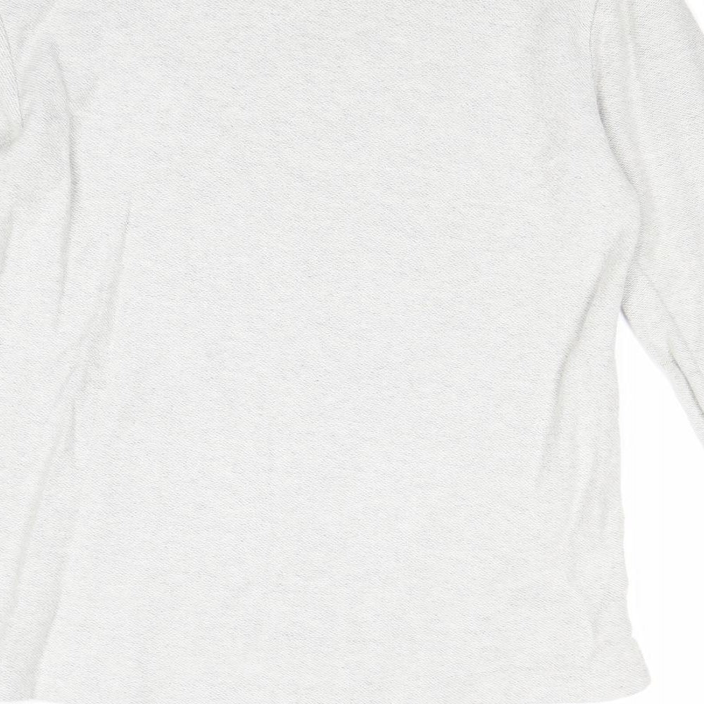 John Lewis Girls Grey Cotton Pullover Sweatshirt Size 11 Years Pullover