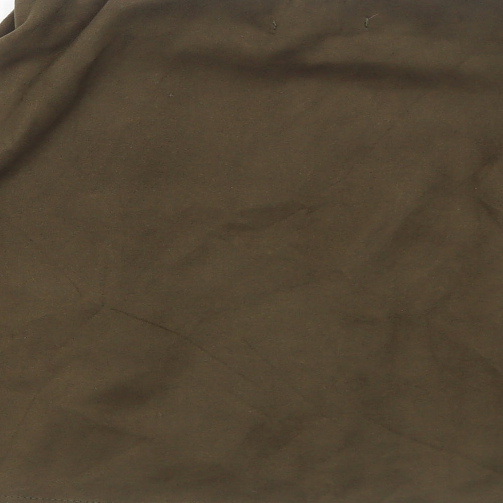 Select Womens Green Polyester Mini Skirt Size 10