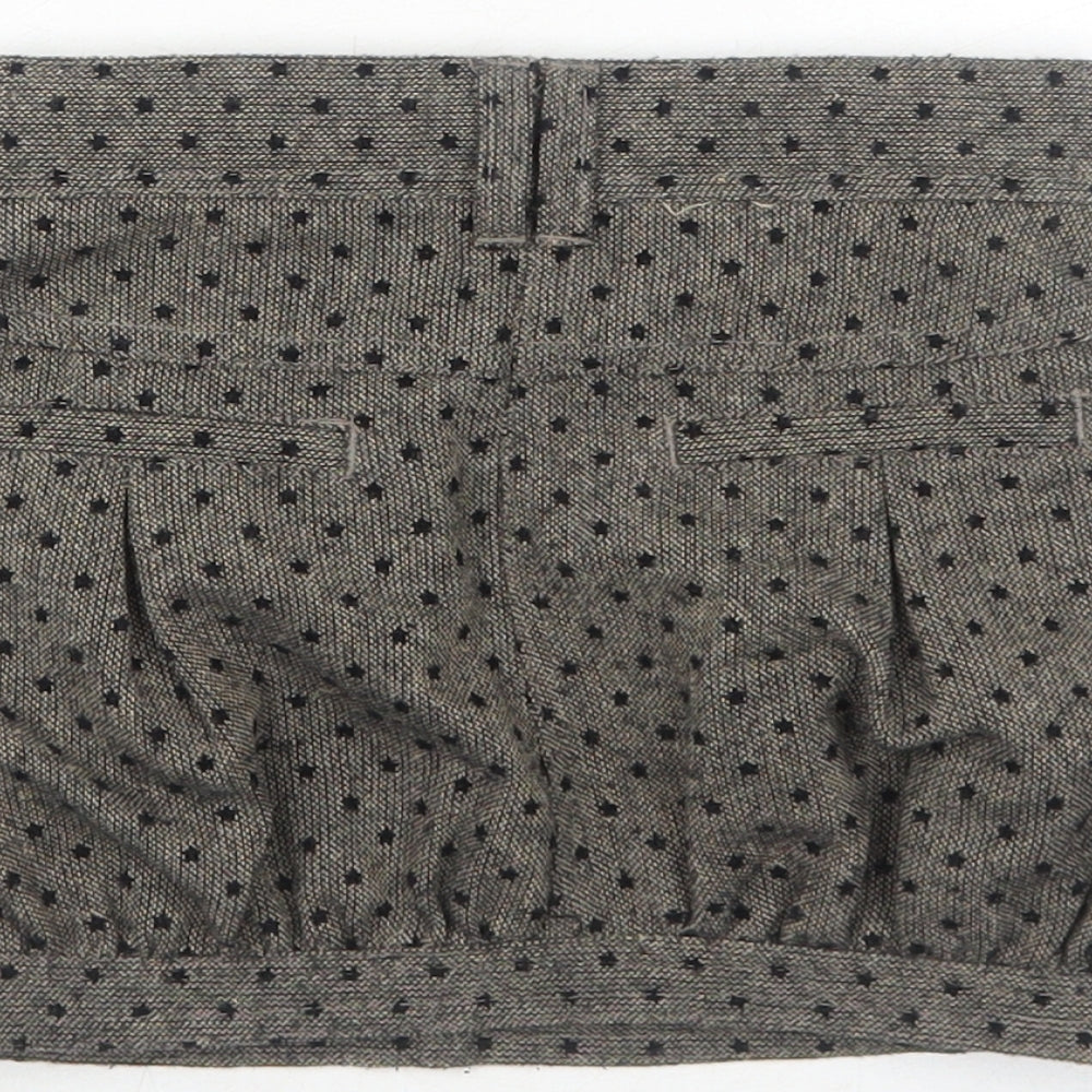 Tape a aloeil Girls Brown Polka Dot Polyester Bandage Skirt Size 5 Years Regular Zip