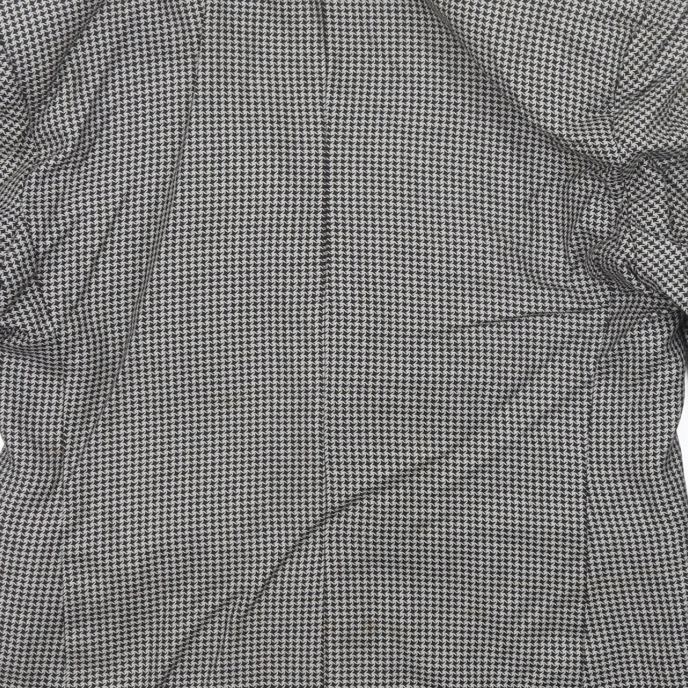 Ciro Citterio Mens Black Wool Jacket Suit Jacket Size 40 Regular