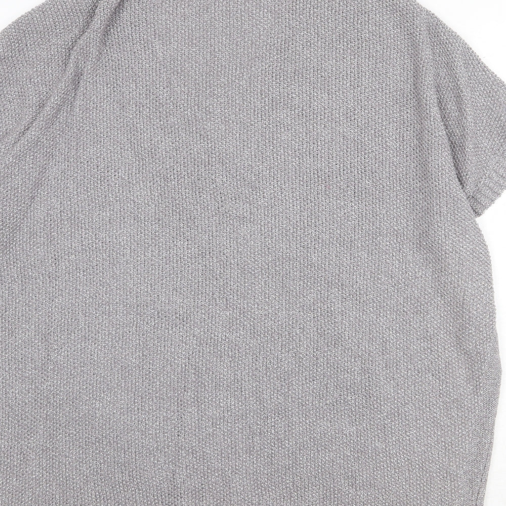 NEXT Womens Green V-Neck Cotton Pullover Jumper Size M