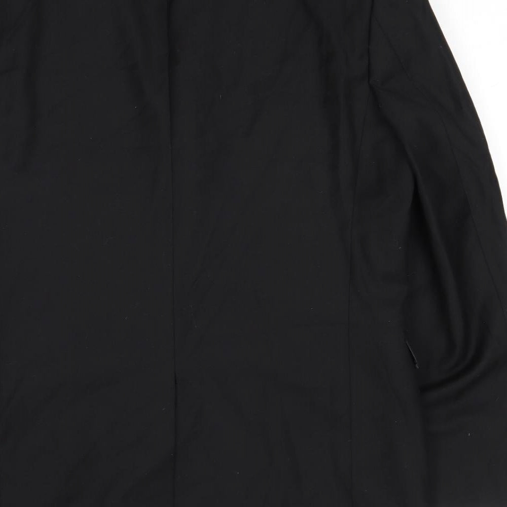 Butler & Webb Mens Black Polyester Jacket Suit Jacket Size 40 Regular