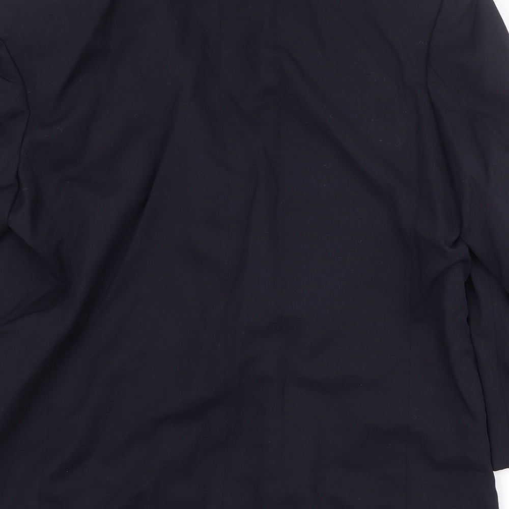 NEXT Mens Blue Wool Jacket Suit Jacket Size 40 Regular