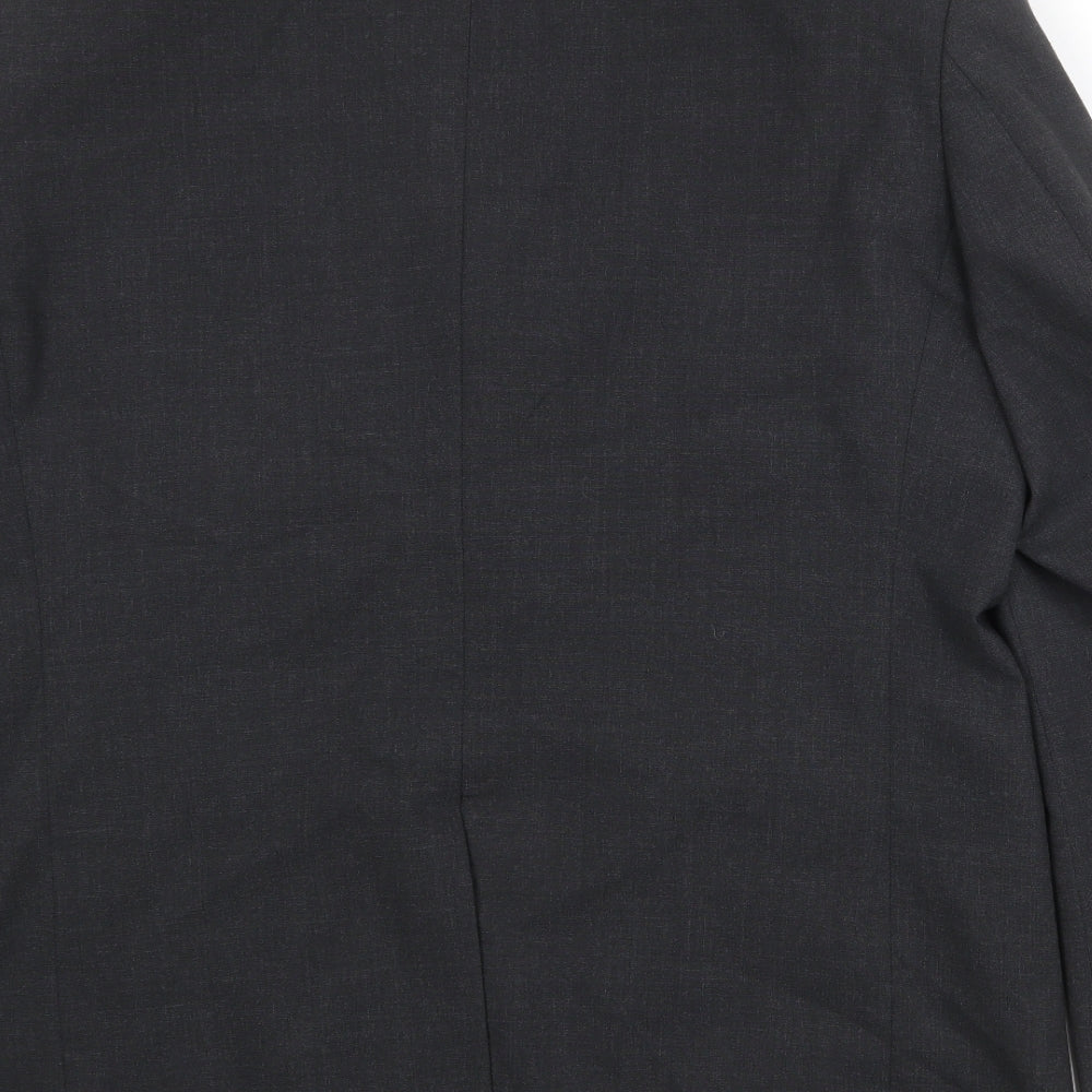 Charlton Grey Mens Grey Polyester Jacket Suit Jacket Size 42 Regular