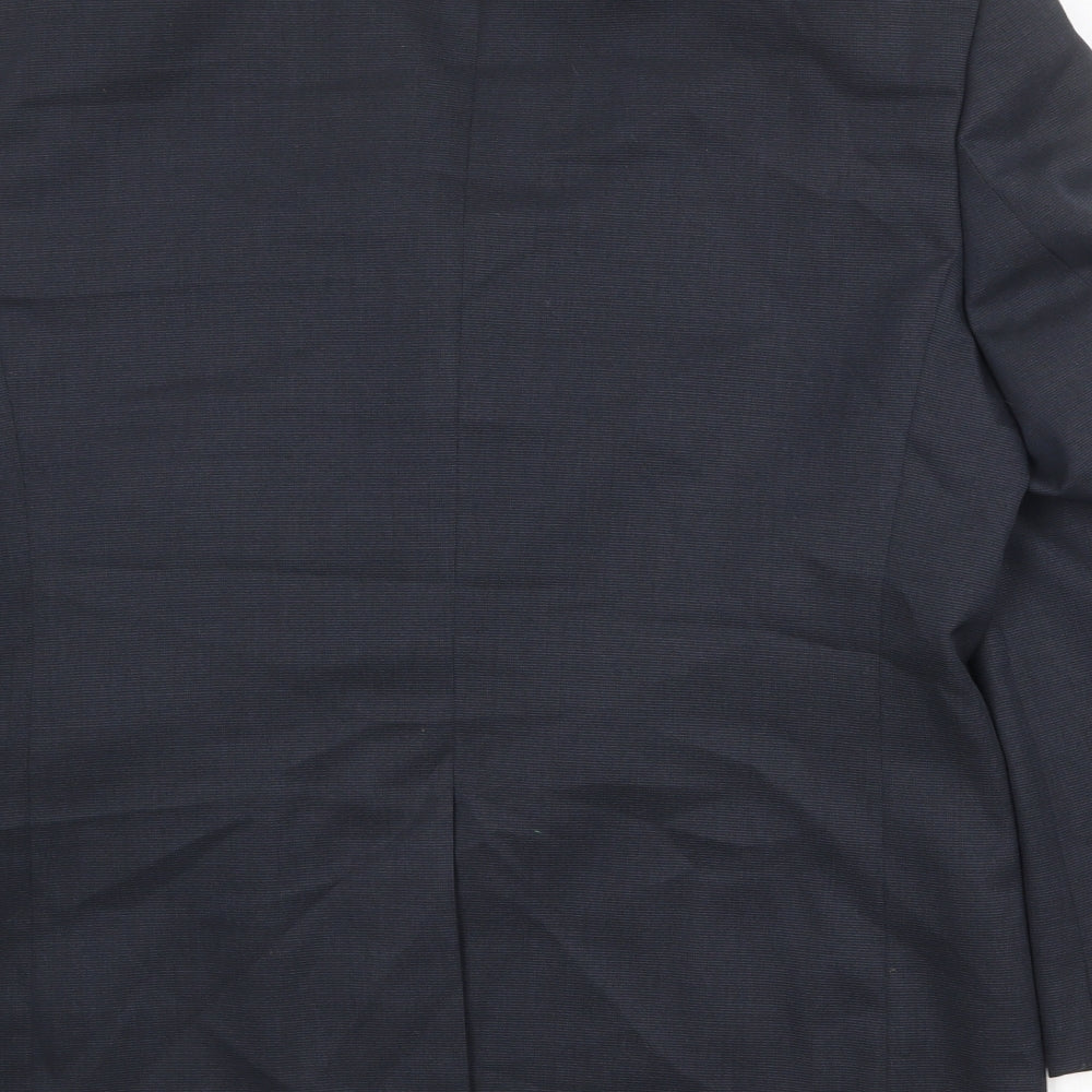 Burton Mens Black Polyester Jacket Suit Jacket Size 40 Regular