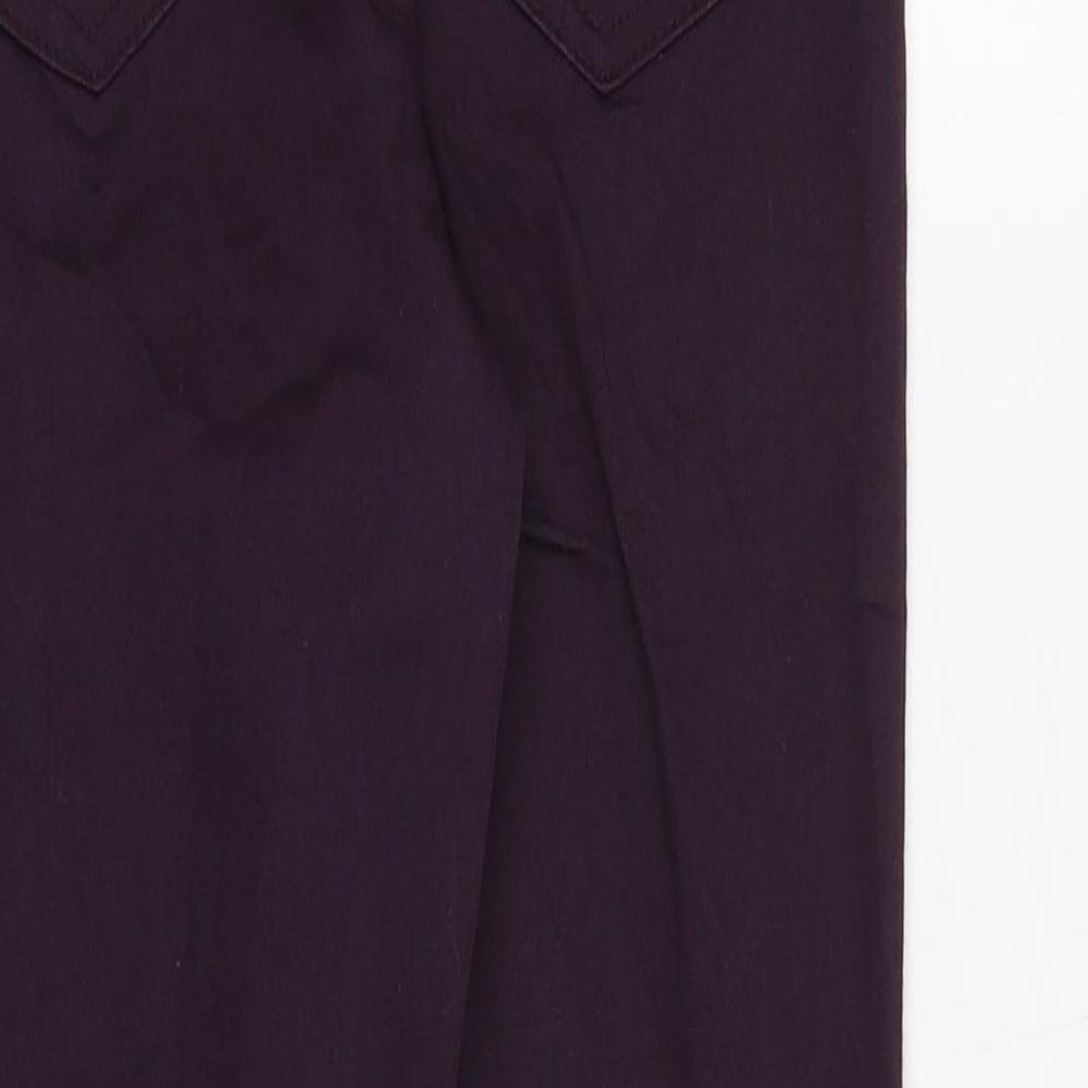 Marks & Spencer Womens Purple Cotton Jegging Jeans Size 6 Regular