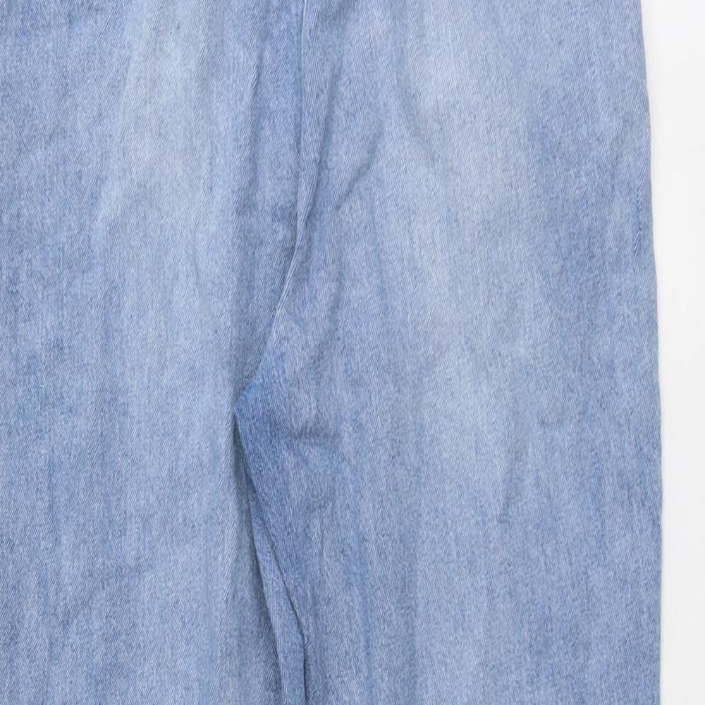 JustFab Womens Blue Cotton Skinny Jeans Size 31 in L27 in Regular Button