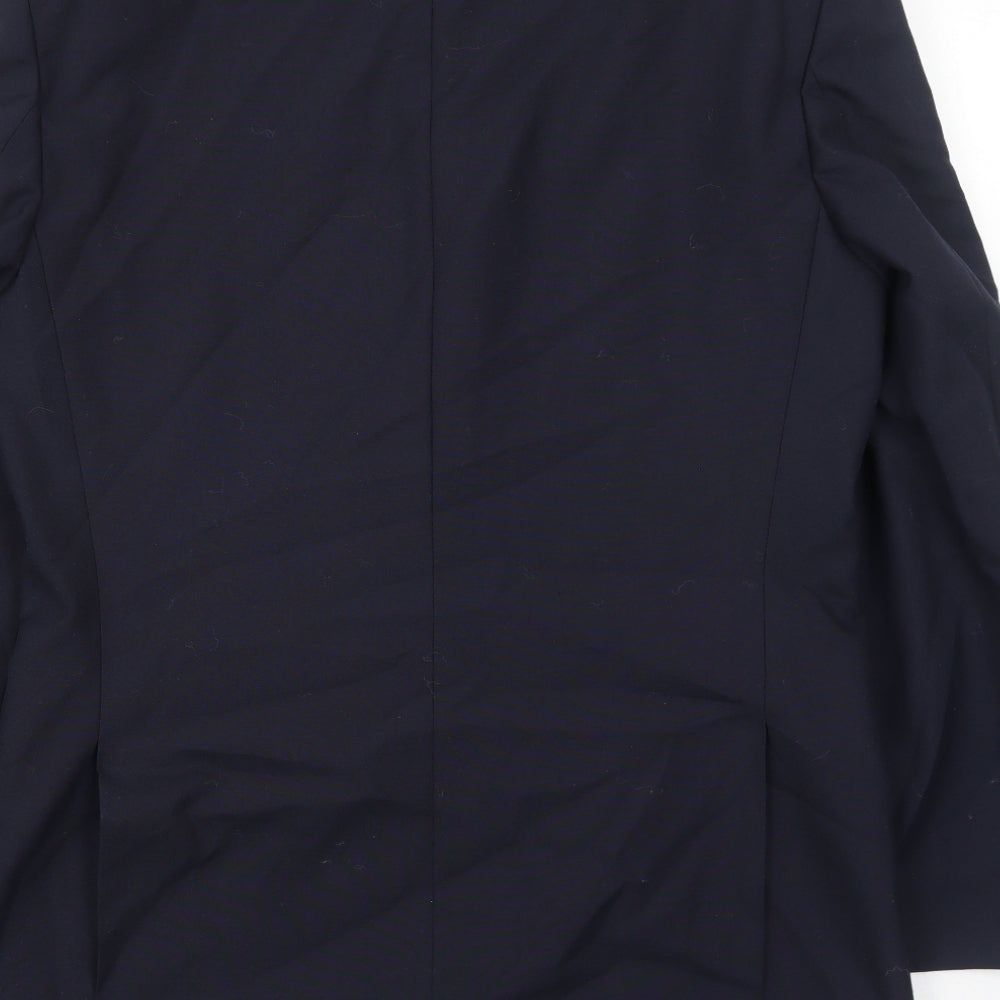 Debenhams Mens Blue Polyester Jacket Suit Jacket Size 38 Regular
