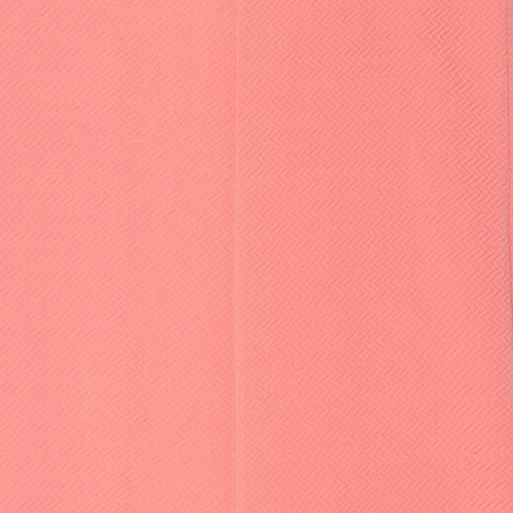 Warehouse Womens Pink Polyester Shift Size 8 Round Neck Button