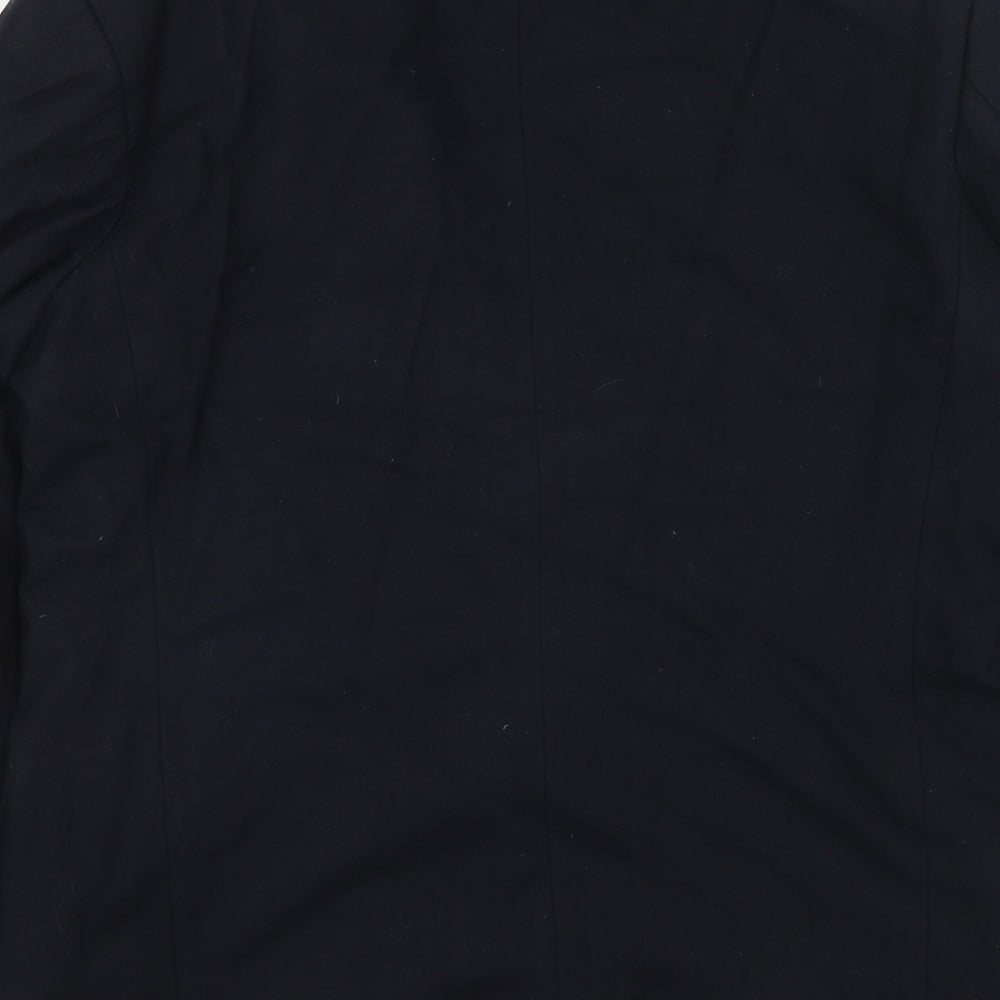 NEXT Mens Black Wool Jacket Suit Jacket Size 40 Regular