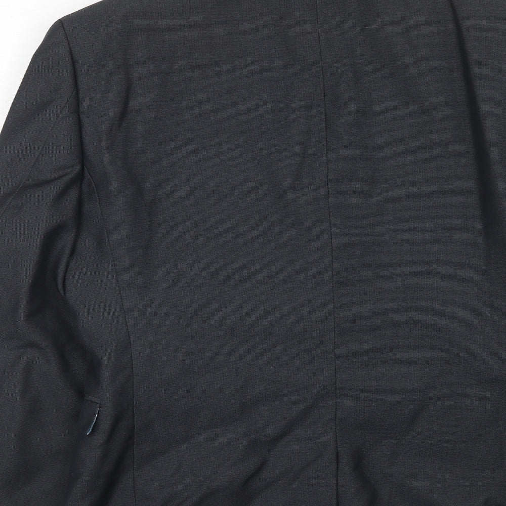 NEXT Mens Blue Polyester Jacket Suit Jacket Size 36 Regular