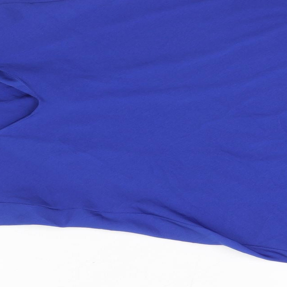 Marks & Spencer Womens Blue Polyester Mini Size 6 Round Neck Pullover