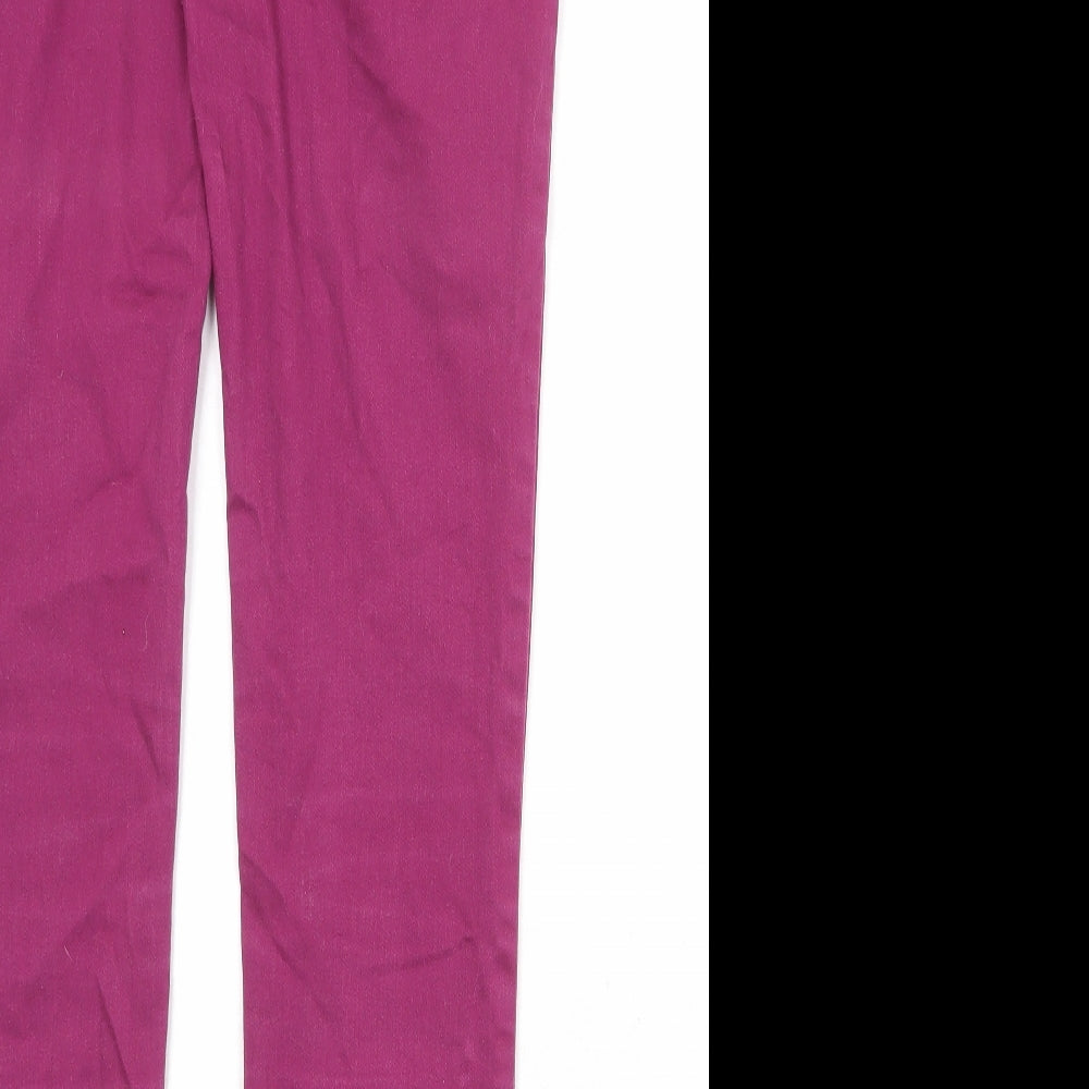 VERO MODA Womens Purple Cotton Straight Jeans Size 29 in Regular Zip