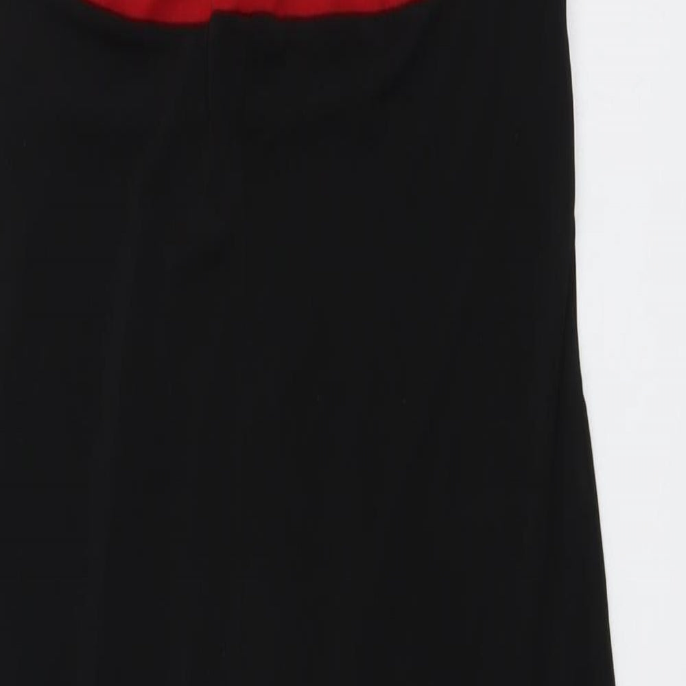 En Focus Womens Black Polyester Shift Size 6 Off the Shoulder Pullover