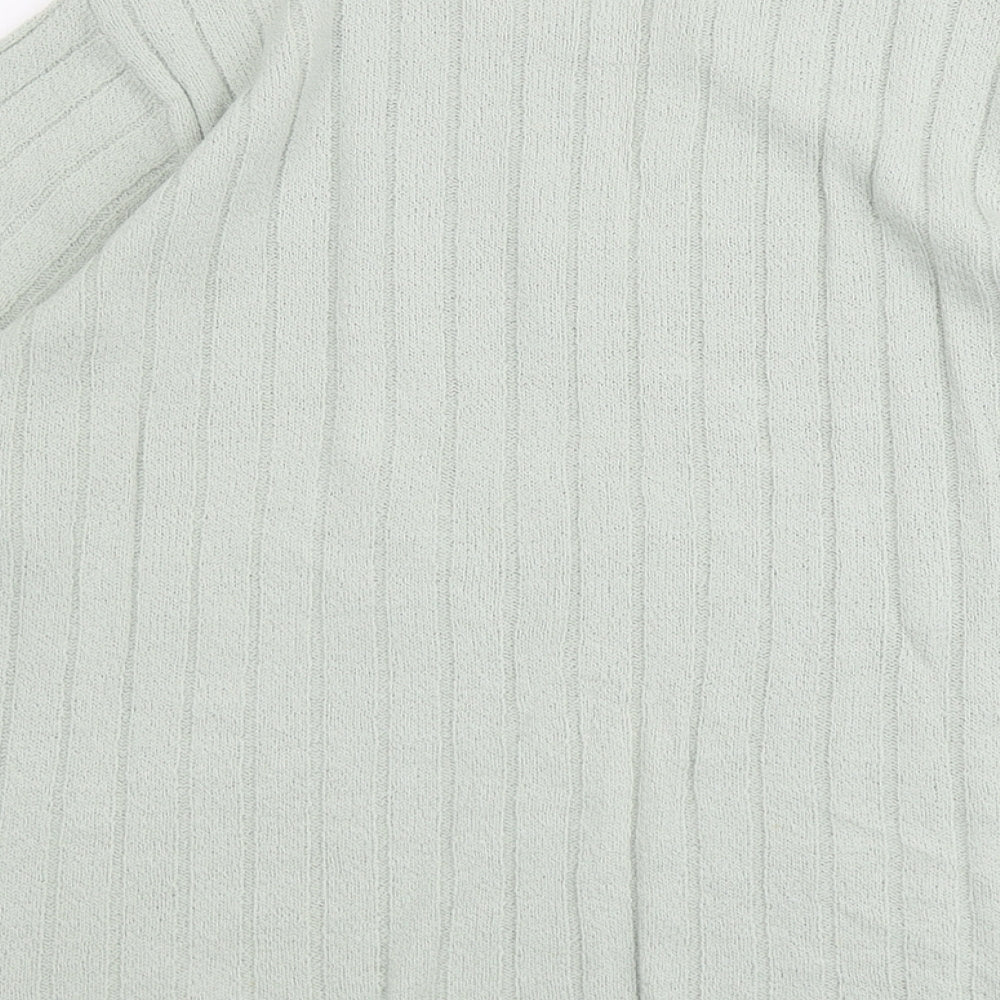 Berkertex Womens Green Round Neck Acrylic Pullover Jumper Size 18
