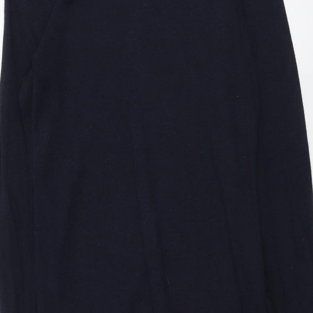 H&M Womens Blue Round Neck Polyester Pullover Jumper Size S
