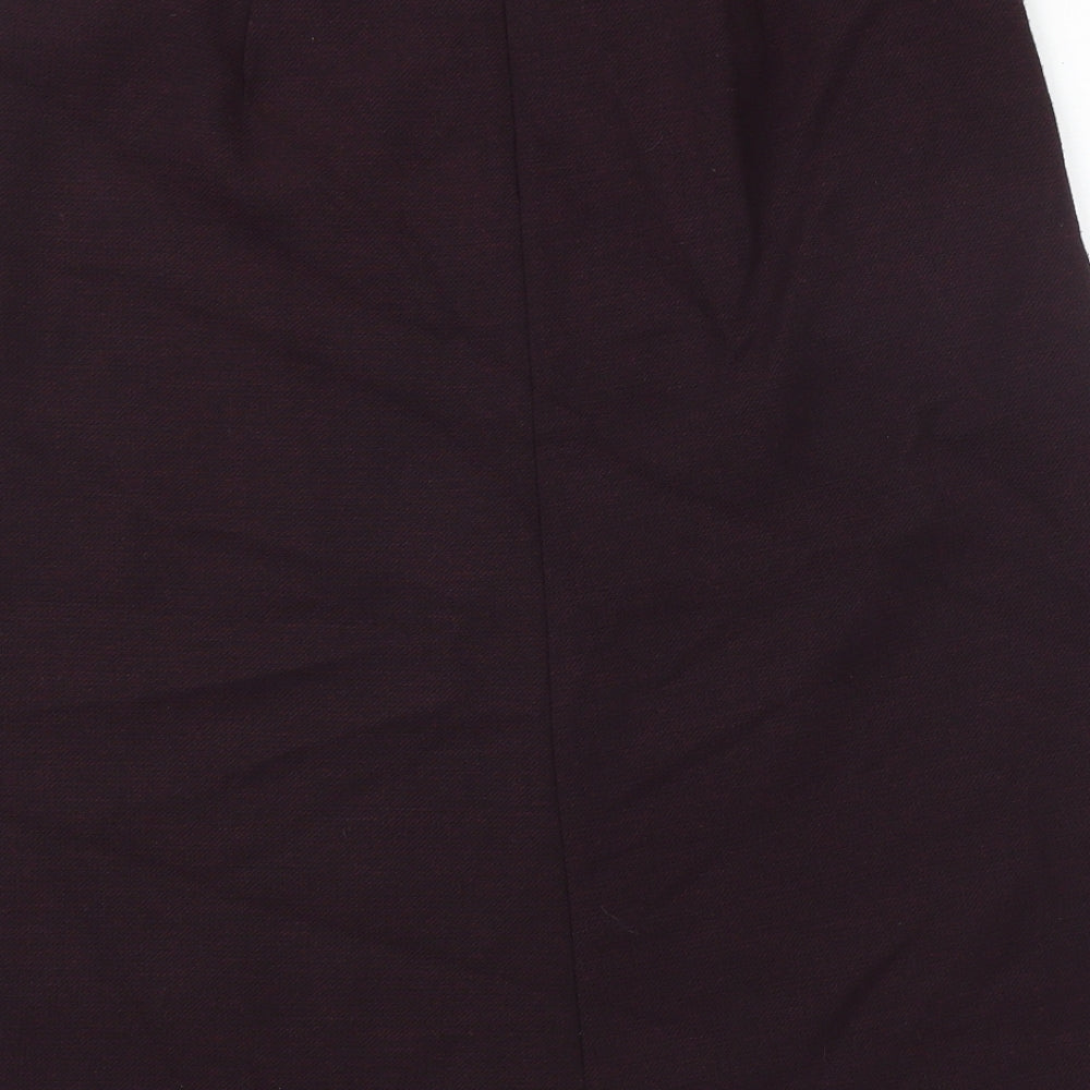Gerry Weber Womens Purple Polyester A-Line Skirt Size 30 in Buckle