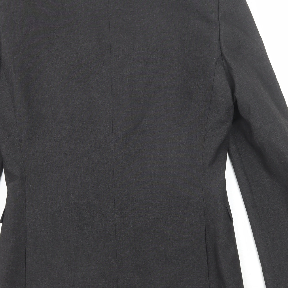 NEXT Mens Grey Polyester Jacket Suit Jacket Size 38 Regular