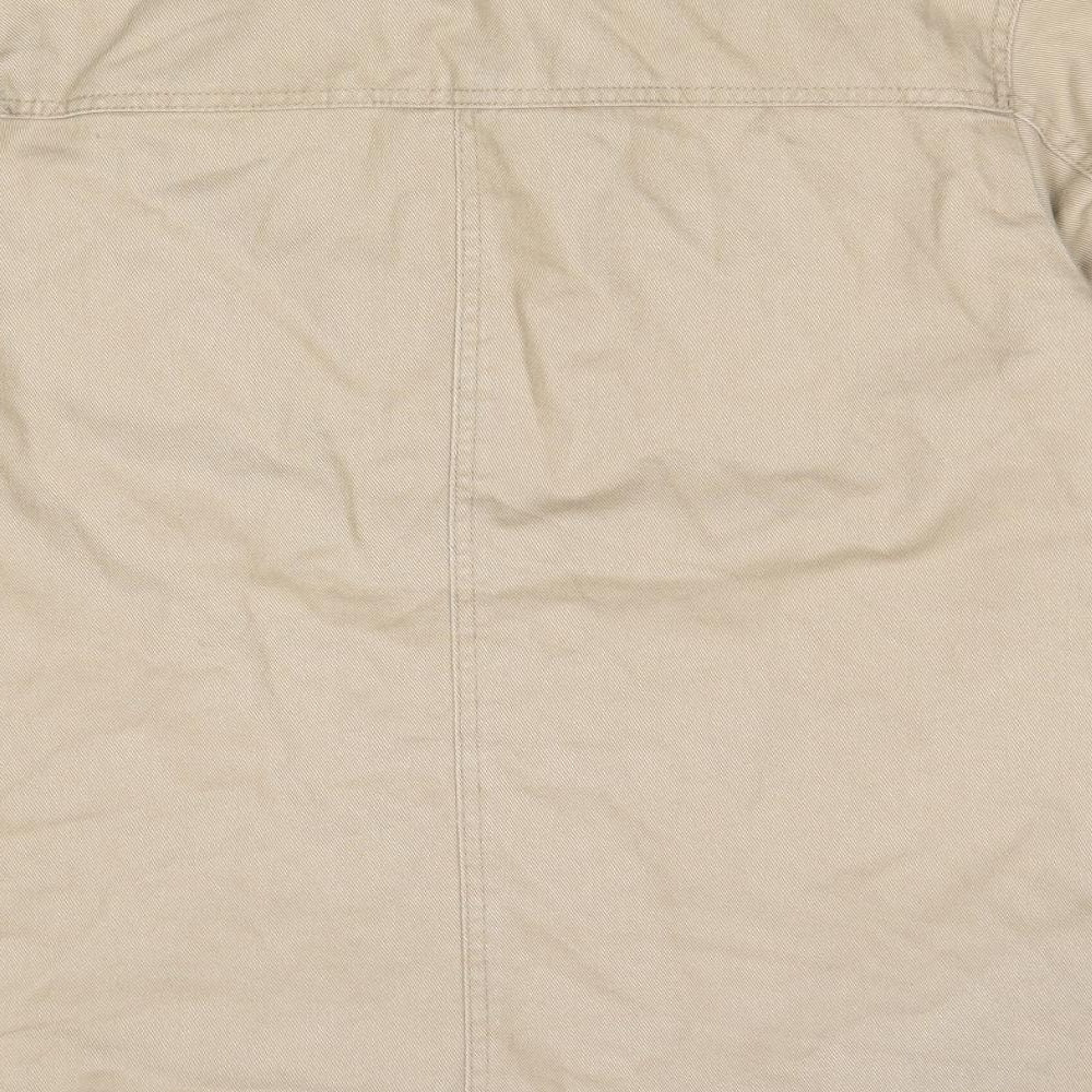 Divided by H&M Mens Beige Jacket Size S Zip