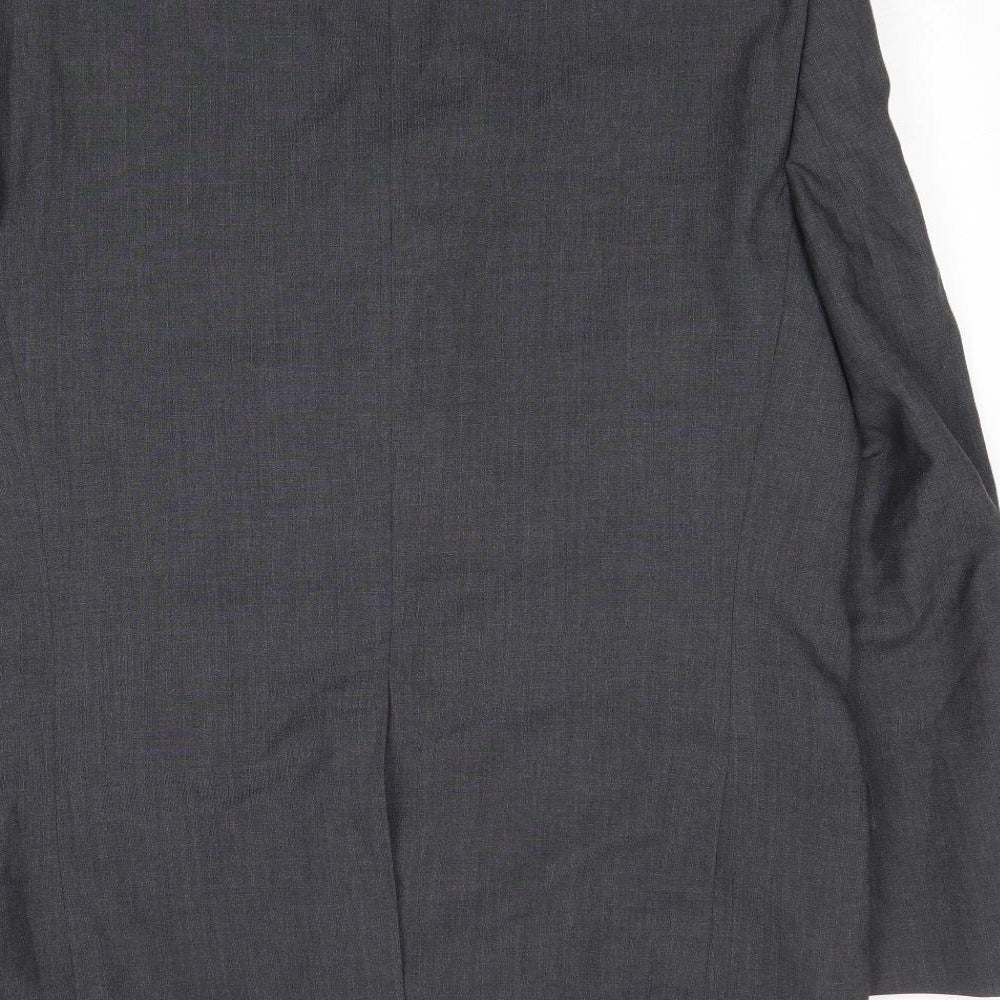 NEXT Mens Grey Wool Jacket Suit Jacket Size 42 Regular