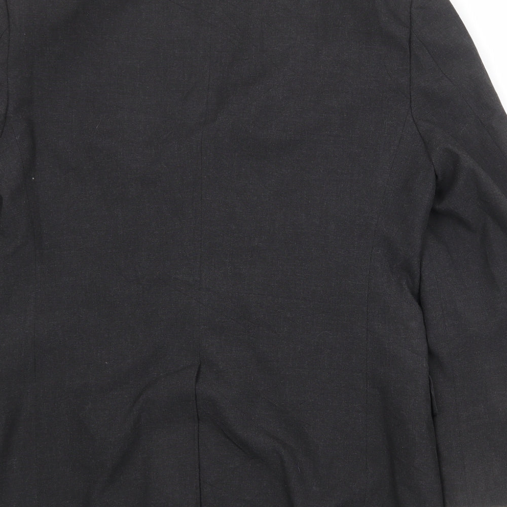 Marks & Spencer Mens Black Polyester Jacket Suit Jacket Size 40 Regular