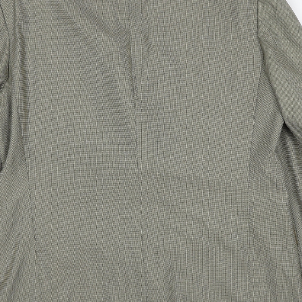 Odermark Mens Beige Wool Jacket Suit Jacket Size 44 Regular