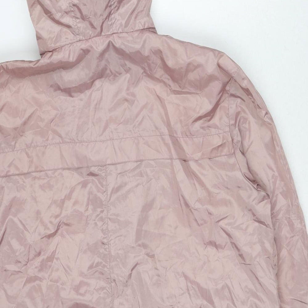 ASOS Womens Pink Jacket Size 12 Zip