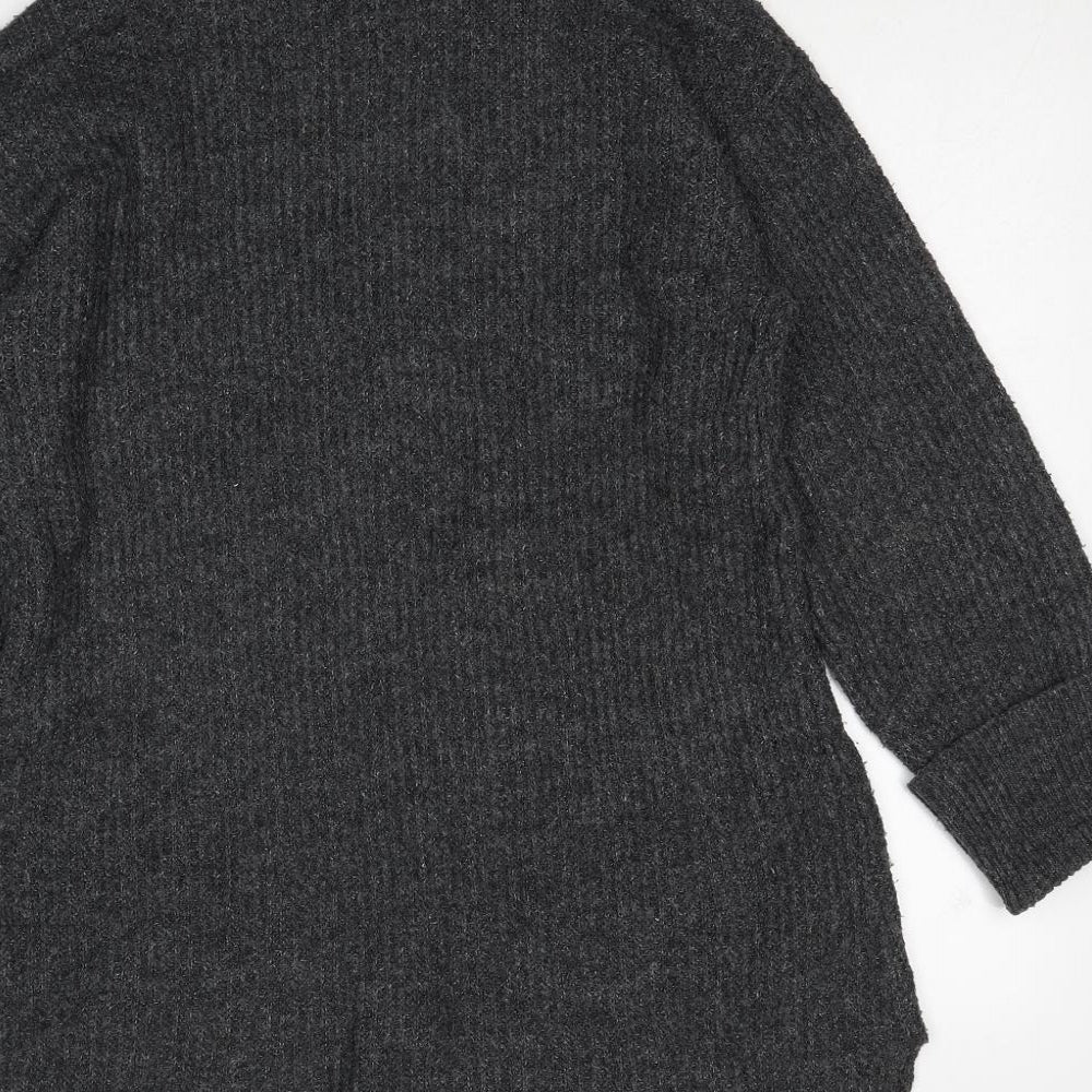 Topshop Womens Grey Roll Neck Acrylic Pullover Jumper Size XS Pullover
