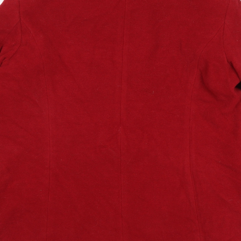 EWM Womens Red Jacket Size 14 Toggle